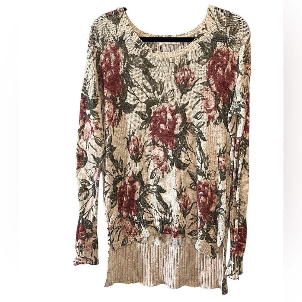 Abercrombie & fitch Floral Sweater small